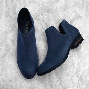 SOREL Lolla Cut Out Waterproof Leather Booties